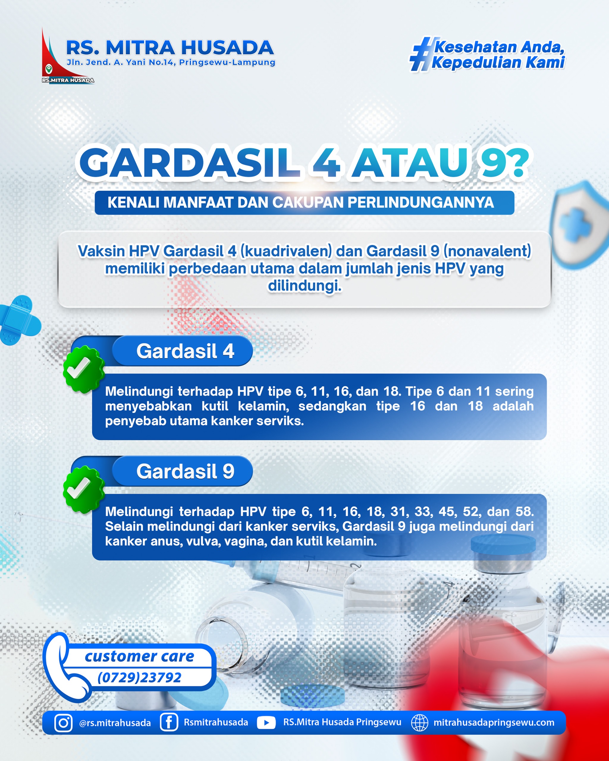 PERBEDAAN GARDASIL 4 DAN 9