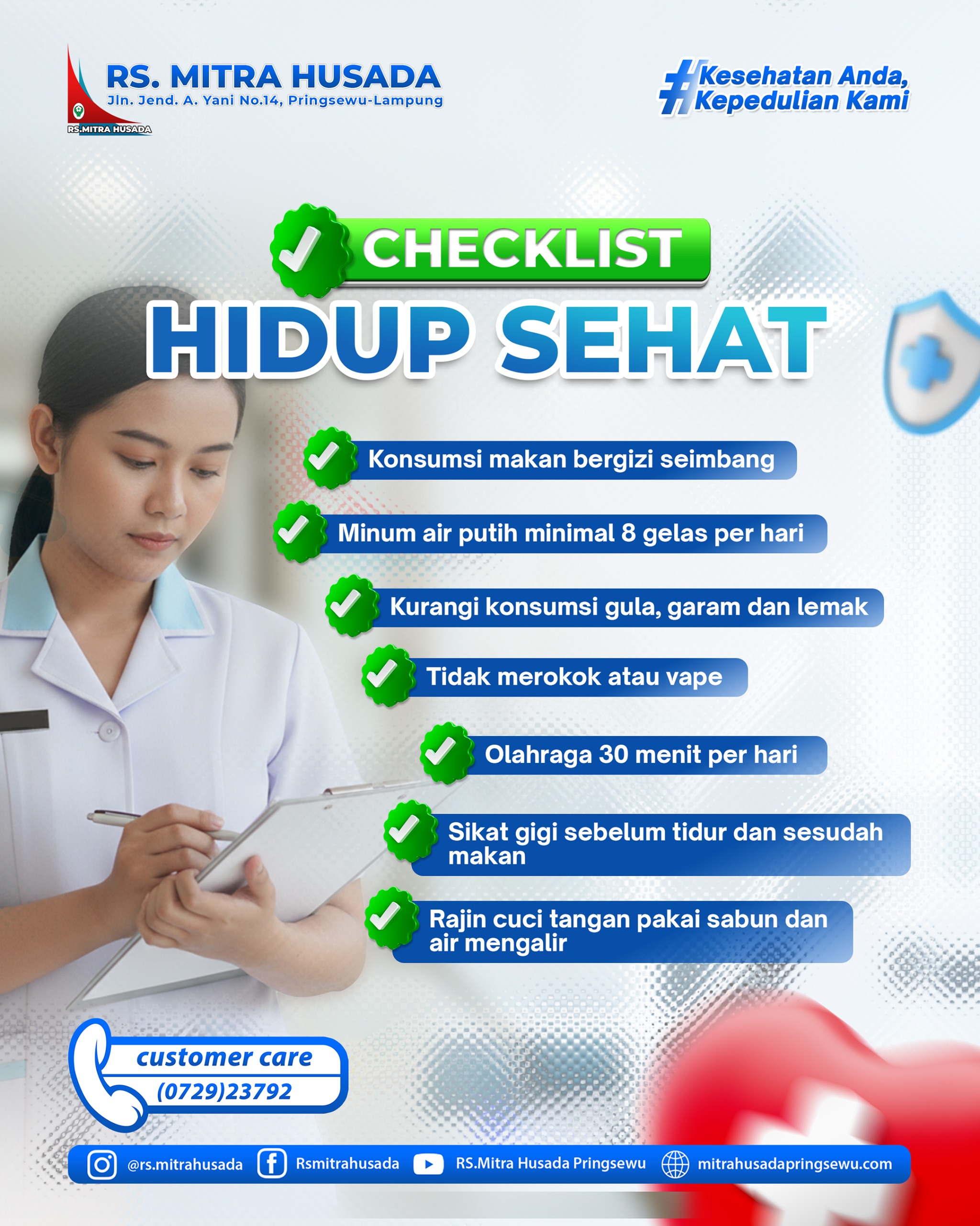 CHECKLIST HIDUP SEHAT