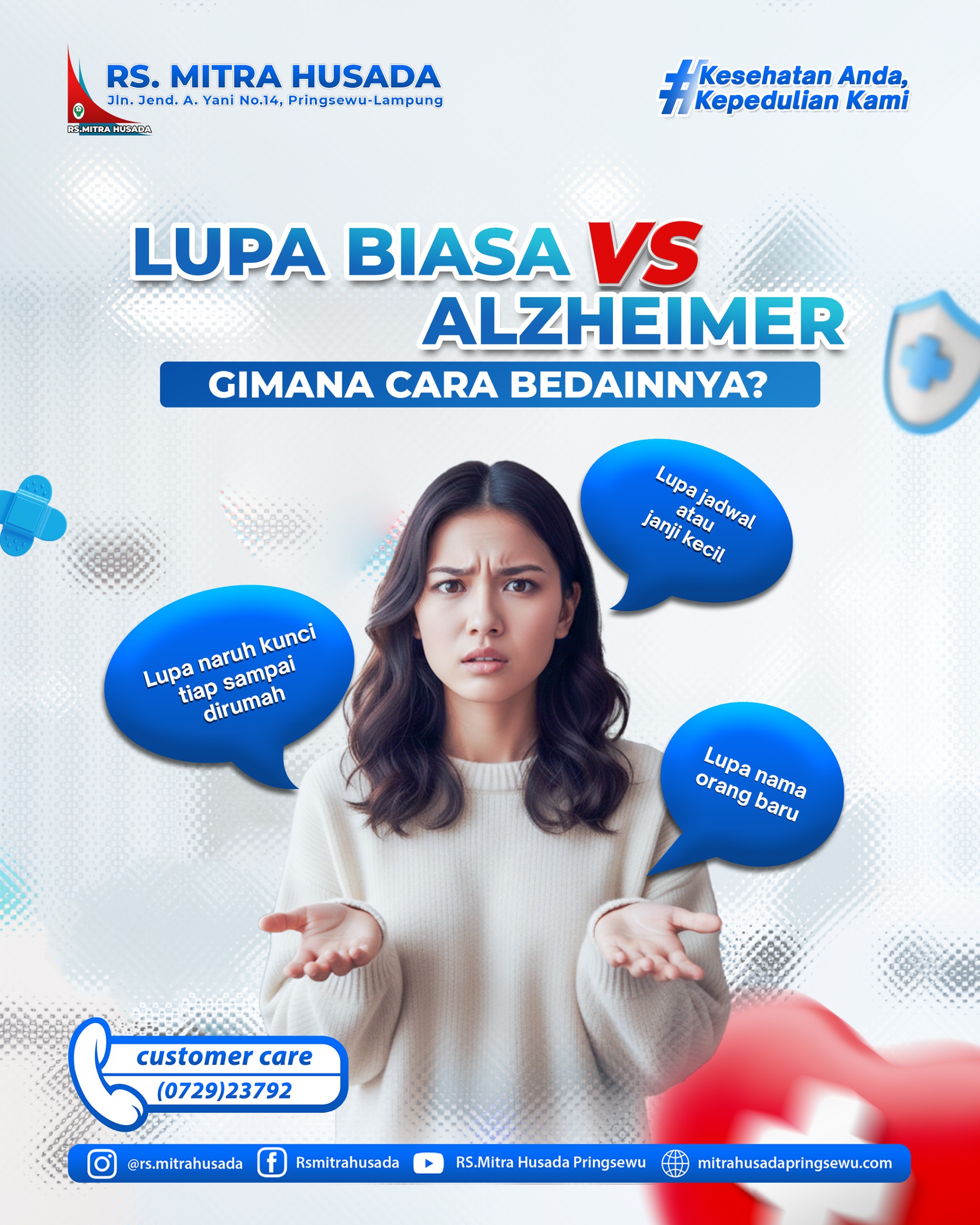 LUPA BIASA VS ALZHEIMER
