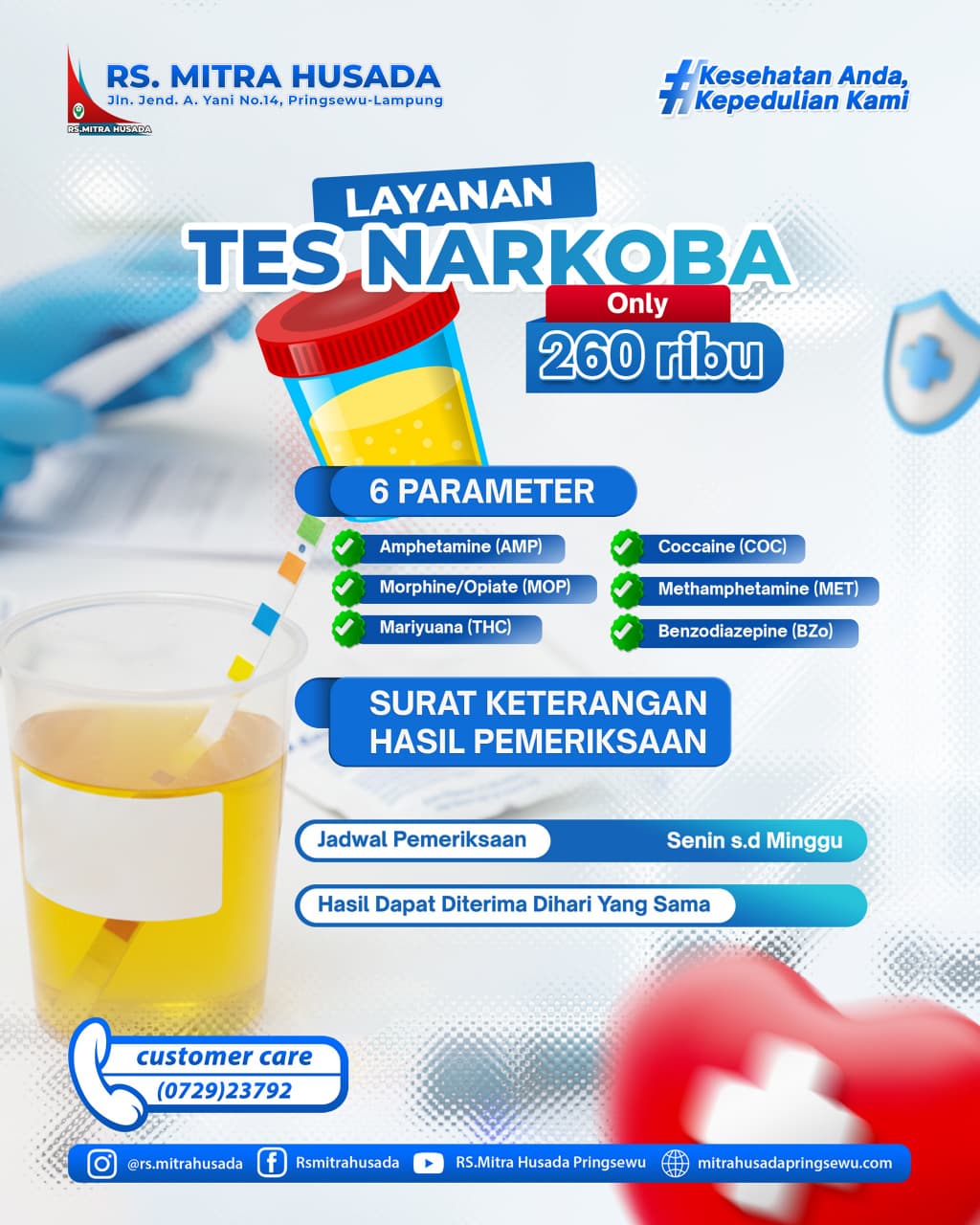 TES NARKOBA 6 PARAMETER