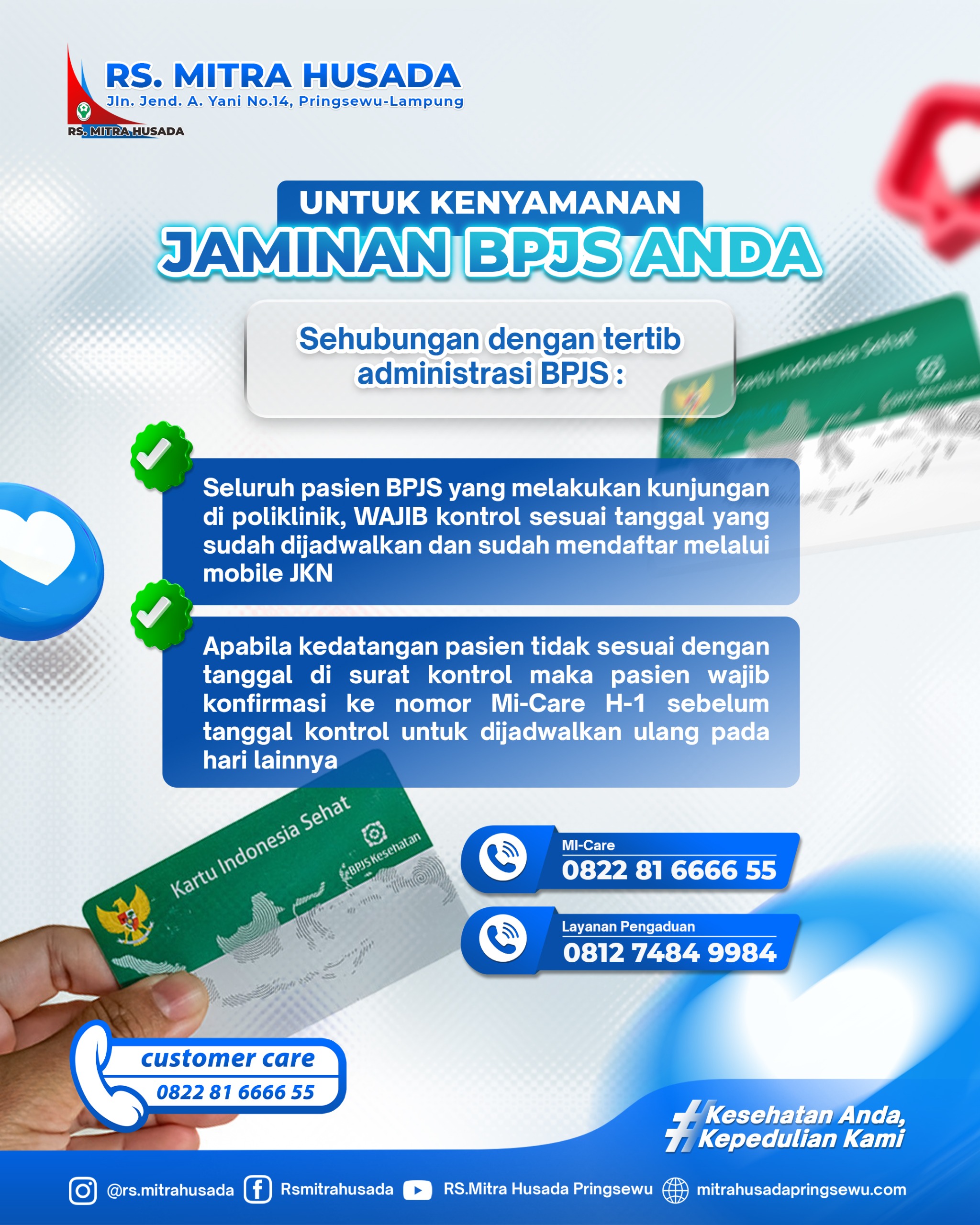 INFORMASI ADMINISTRASI JAMINAN BPJS KESEHATAN