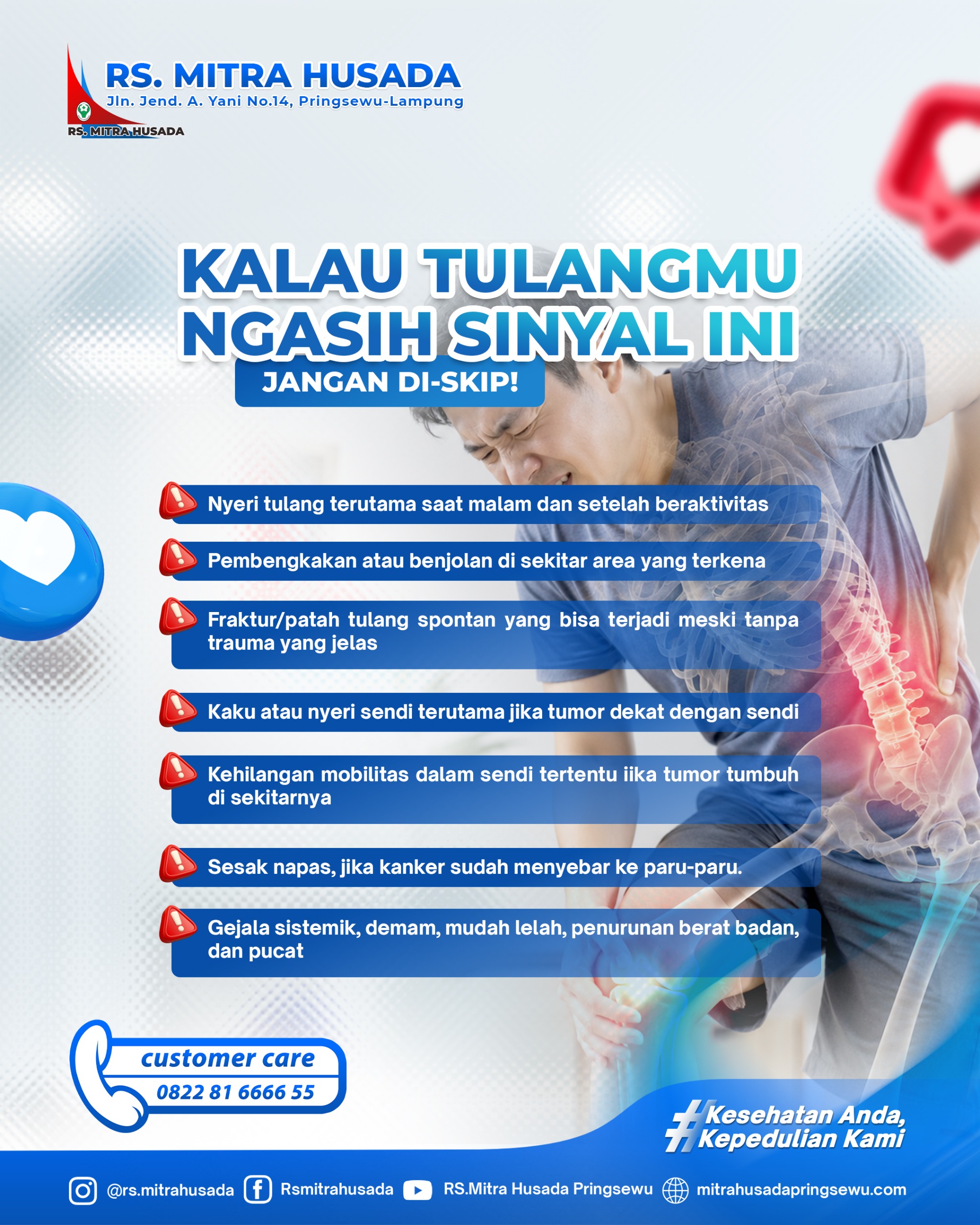 Hati-Hati Jika Tulangmu Ngasih Sinyal