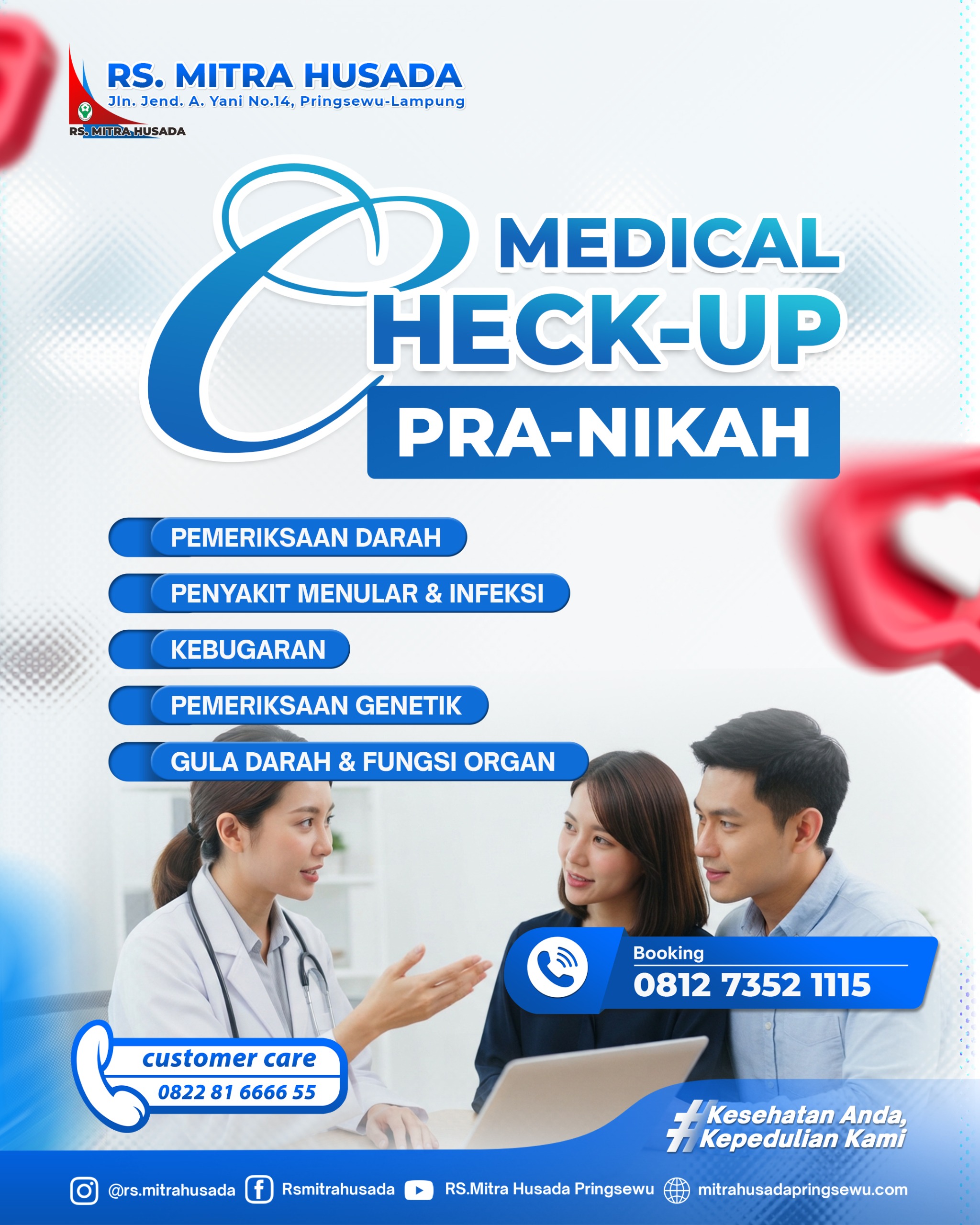 MEDICAL CHECK-UP PRA NIKAH!